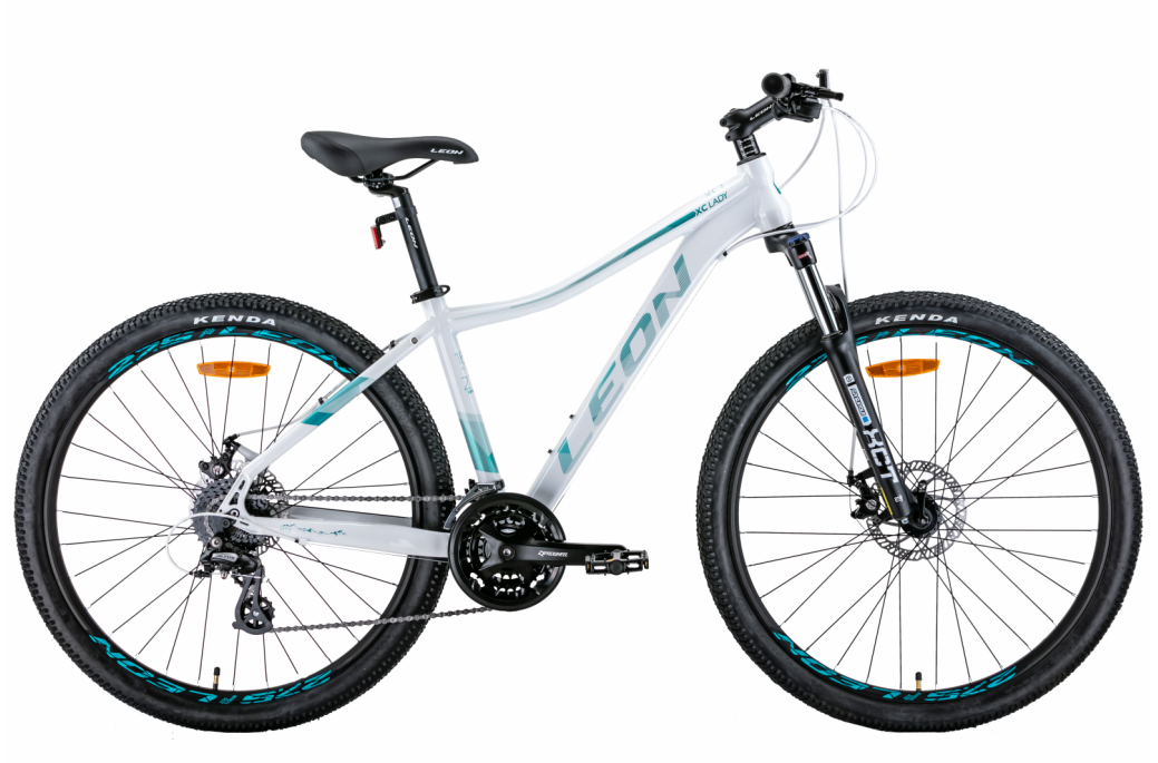 Велосипед Leon XC-LADY AM DD 27,5" рама S (2022) Бело-синий